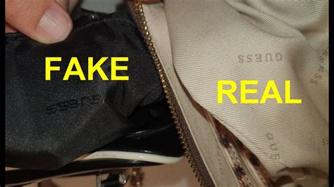 original and fake guess bags